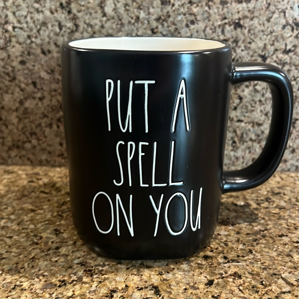 Rae Dunn Put A Spell On You Black Halloween Mug